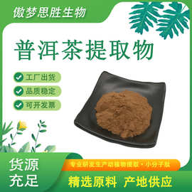 厂家供应 普洱茶提取物10:1 普洱茶粉 水溶 茶多酚 固体饮料 现货