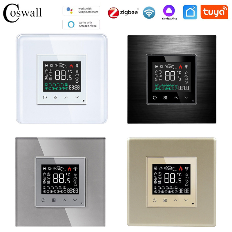 WiFi/Zigbee Electric Thermostat Thermostat Graffiti tuya Mobile Phone Remote Control European Switch Socket