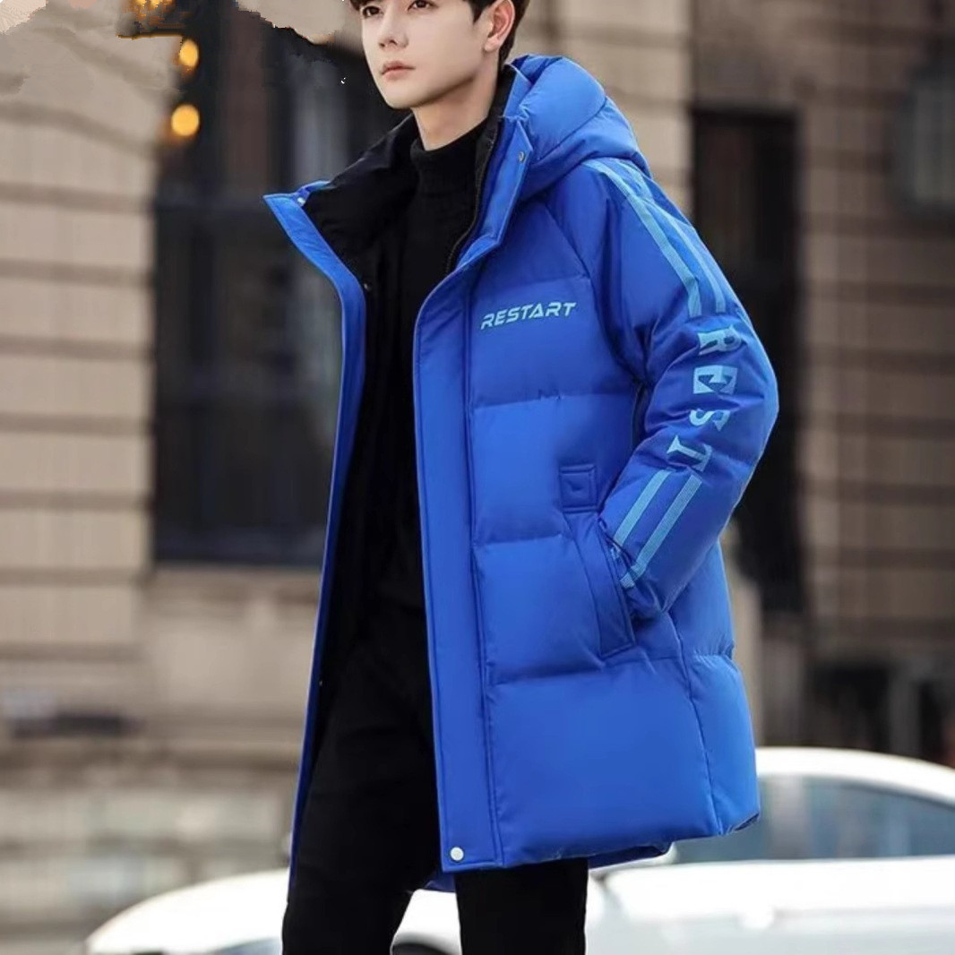 官方正品羽绒服中长款2025冬季新款时尚加厚白鸭绒男女情侣款连帽