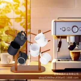 跨境马克杯架树带 12 个挂钩咖啡杯架一次性纸杯收纳架