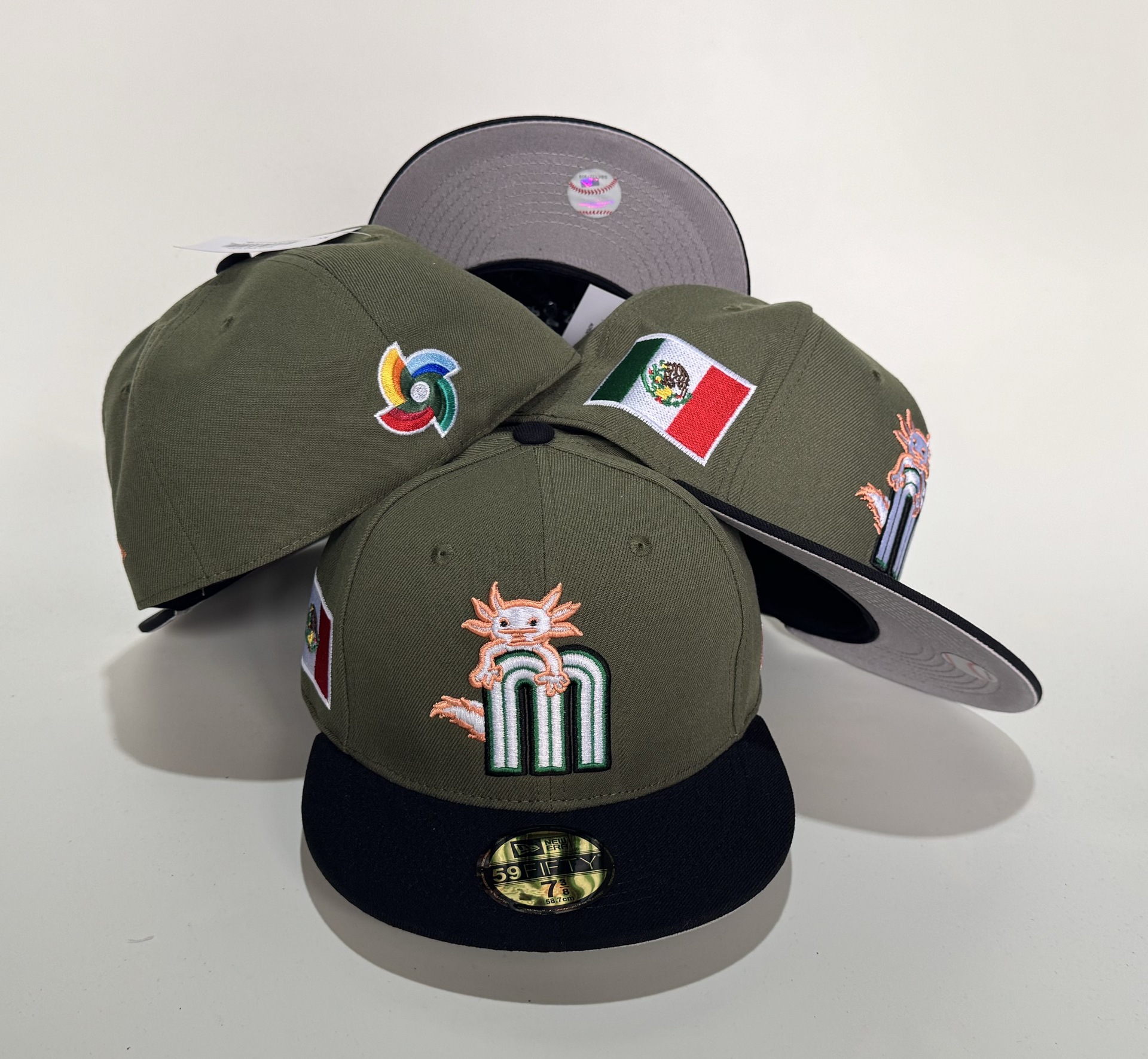 Transfronterizos de alta calidad totalmente cerrados no ajustables bordados sombreros de béisbol comercio exterior sombreros de sombreros para hombres y mujeres sombreros de borde plano al por mayor