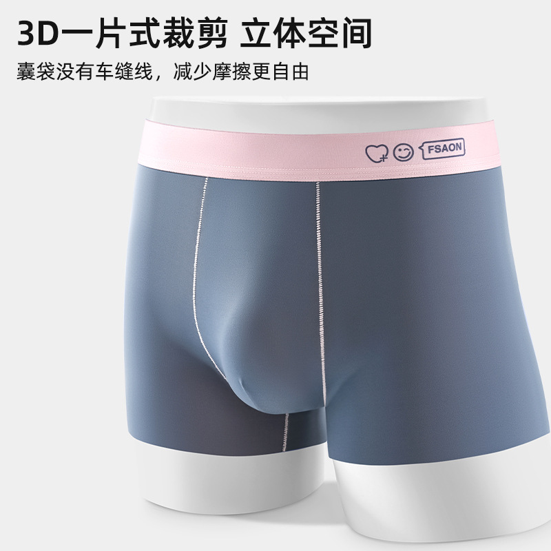 Calzoncillos calzoncillos bóxer de verano para hombres con entrepierna antibacteriana para hombres