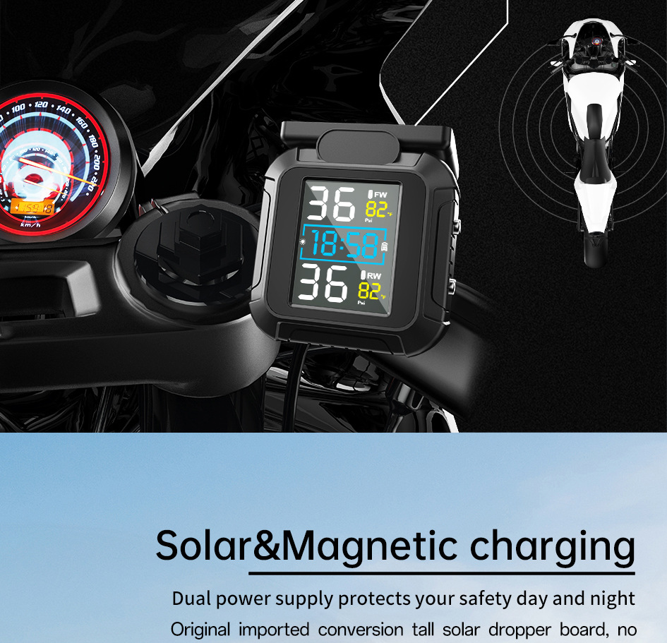 Motocycle Tire Pressure Monitoring Sys Tem Motorcycle Tire Pressure Monitor