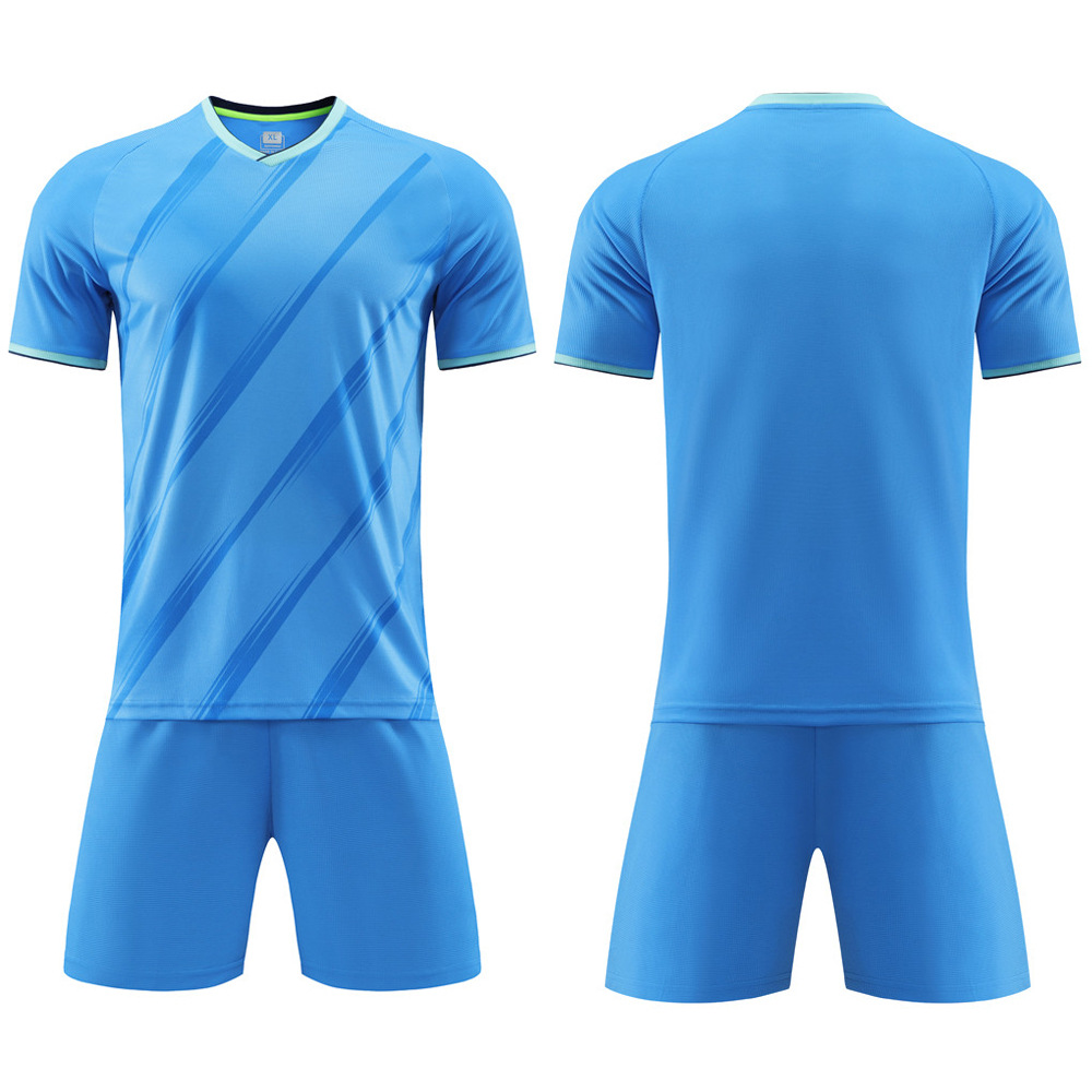 Children's football suit, primary school football training team uniform, boys and girls' game printed jersey_voghion.com