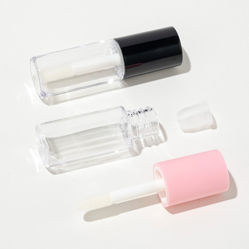 Venta directa de fábrica mini muestra botella dividida pequeña botella redonda tubo redondo pequeño esmalte de labios delineador de ojos botella de aceite paquete de bricolaje soplado 3ml