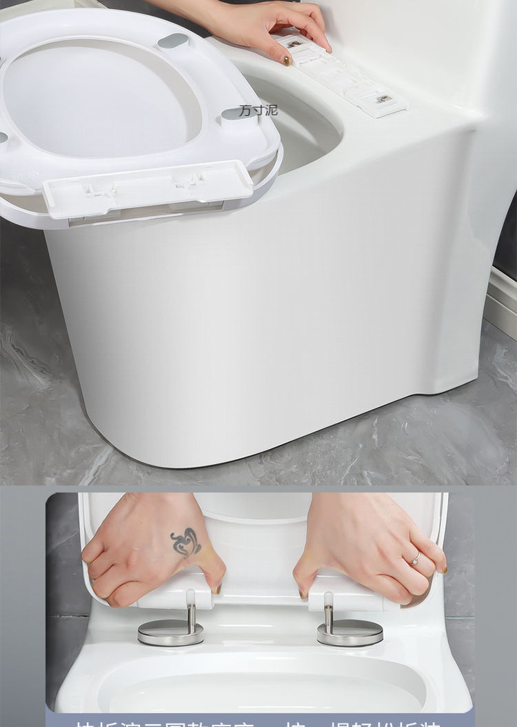Qionghua toilet cover universal type toilet seat cover, household thickened and durable U-shaped old-fashioned type toilet seat cover undefined