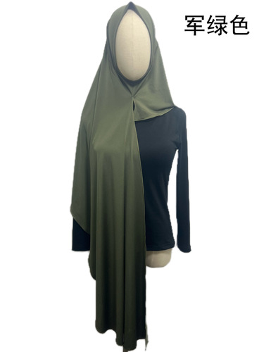 New Crystal Grass Full Wrap Scarf Autumn/Winter Amazon Head Scarf Plain Color Women Outdoor Wholesale W039