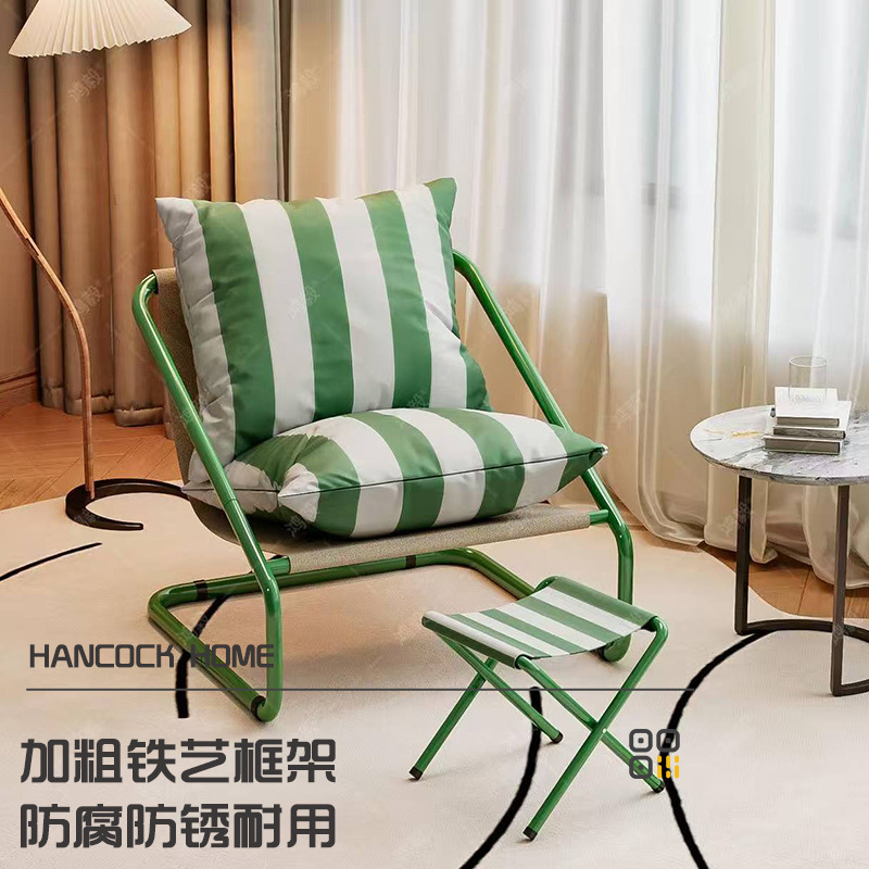 网红单人沙发家用懒人沙发椅设计师阳台阅读休闲椅奥恩斯扶手椅|undefined