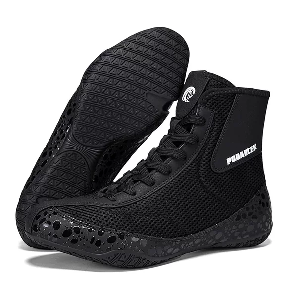 New High-Top Boxing Shoes for Men, Fighting Martial Arts, Lightweight Boxing Shoes, Boxing Hall Training Shoes, Men's Squat Shoes