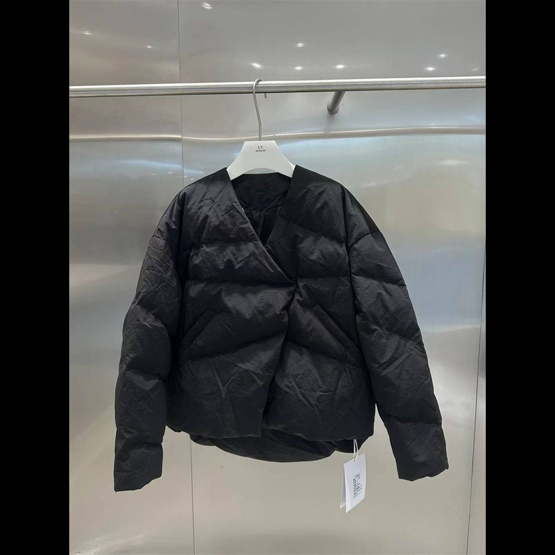 时尚短款棉服外套女韩版ins2025冬季设计感加厚小个子面包服棉衣|undefined