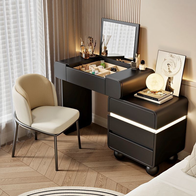 YB-07 헤이지 데스크탑 + 블랙 캐비닛