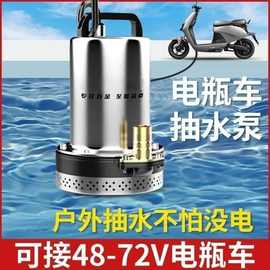 直流潜水泵48-72V电动车通用小型抽水机农田灌溉抽水泵不锈钢其他