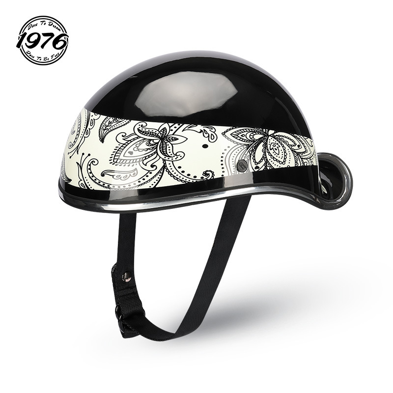 1976 Electric safe summer retro half helmet for men and women