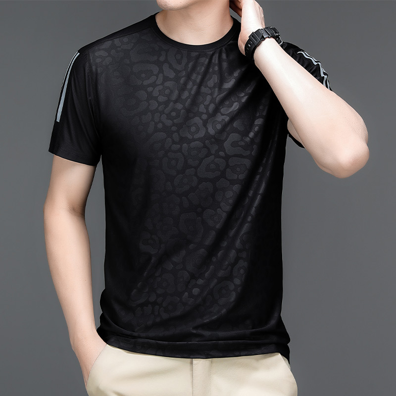 Thin breathable quick dry summer silk elastic sports camouflage…