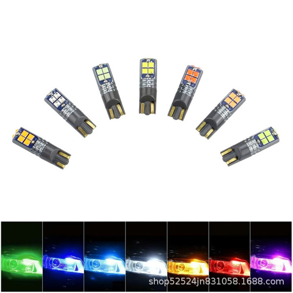 Car LED license plate light T10 3030 6SMD wide voltage W5W door…