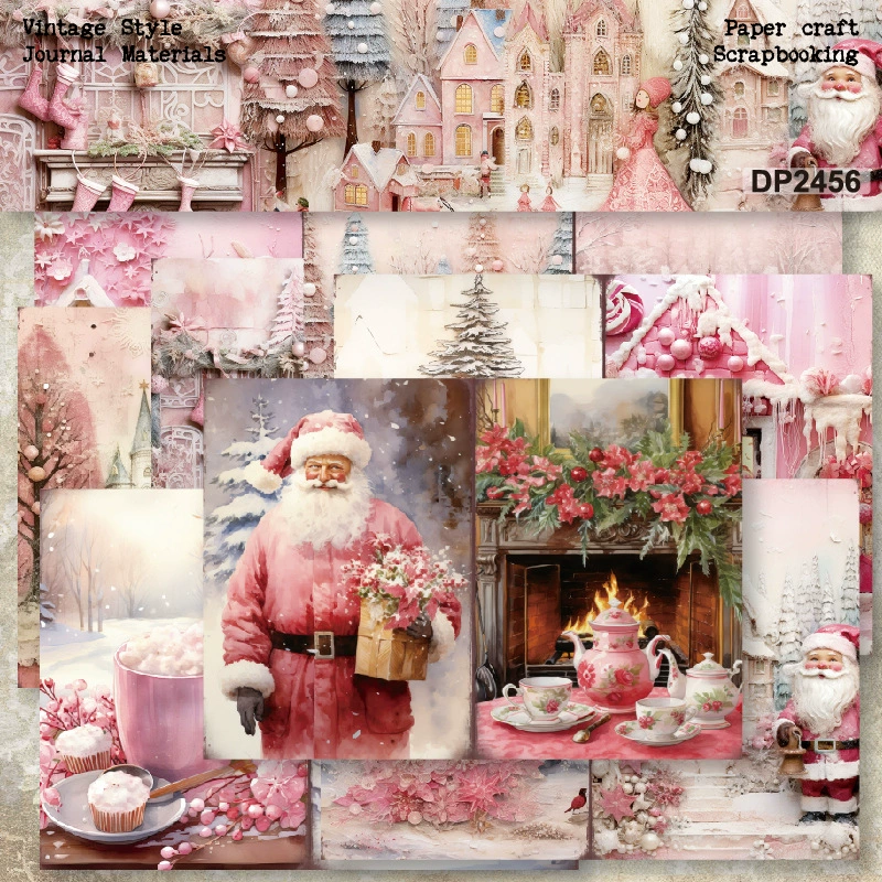 A5 single-sided pattern paper DIY photo album scrapbook handbook material paper card making background paper DP2456