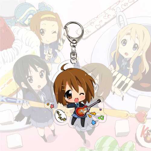 Light-tone girl acrylic keychain Hirasawa Yuikoto Tsumugi Nakano Azusa pendant bag pendant K-ON gift