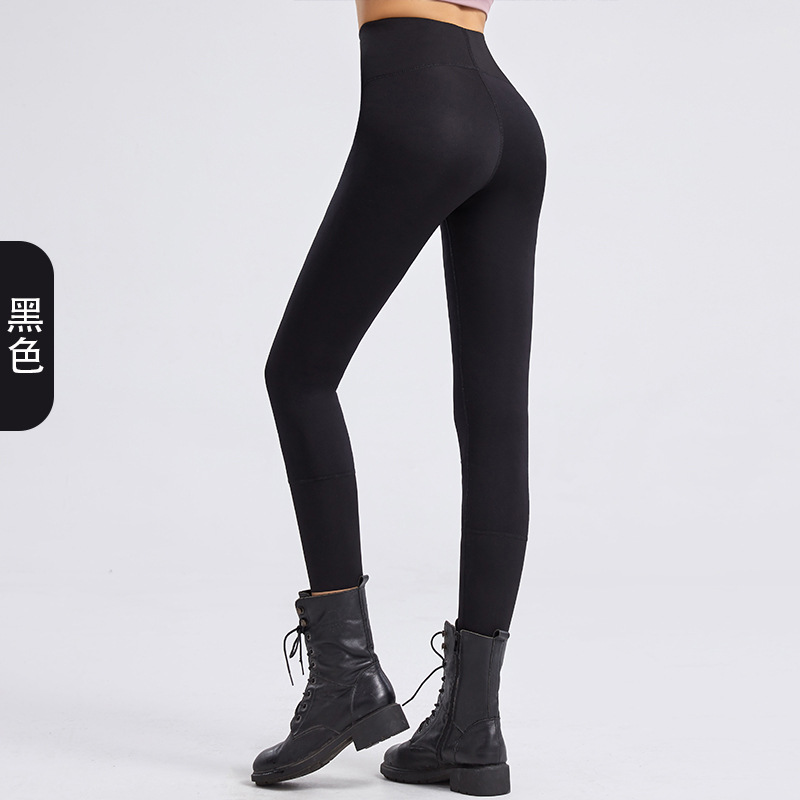 Pantalones cálidos de plumón de pato blanco para mujer, nuevos para otoño e invierno, de cintura alta, gruesos, ajustados, leggings, pantalones de vestir de color sólido a la moda. image 8