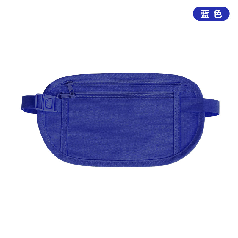Invisible waist bag dark blue