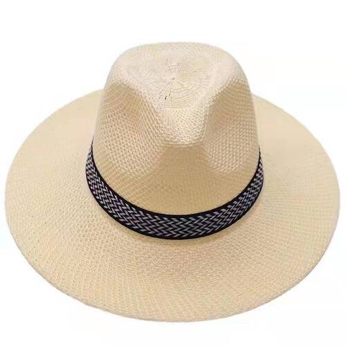 Summer Men Breathable Sun Hat New Outdoor Farmer Wide-brimmed Sunshade Hat Fashion Middle-aged and Elderly Father's Sun Hat