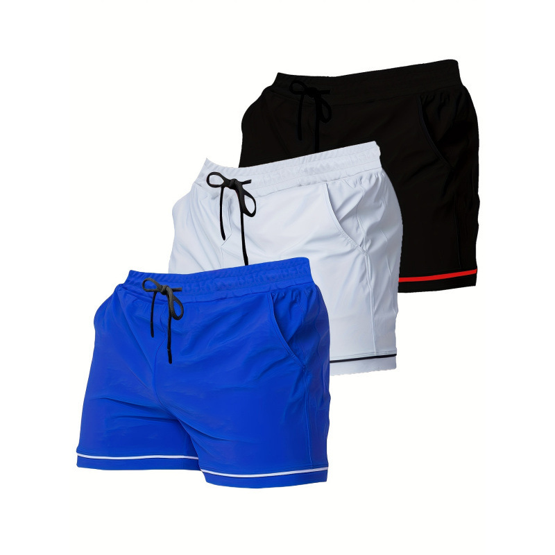 Overseas Warehouse Dropshipping 2025 New Export Men's Shorts Men's Fitness Basketball Running Shorts