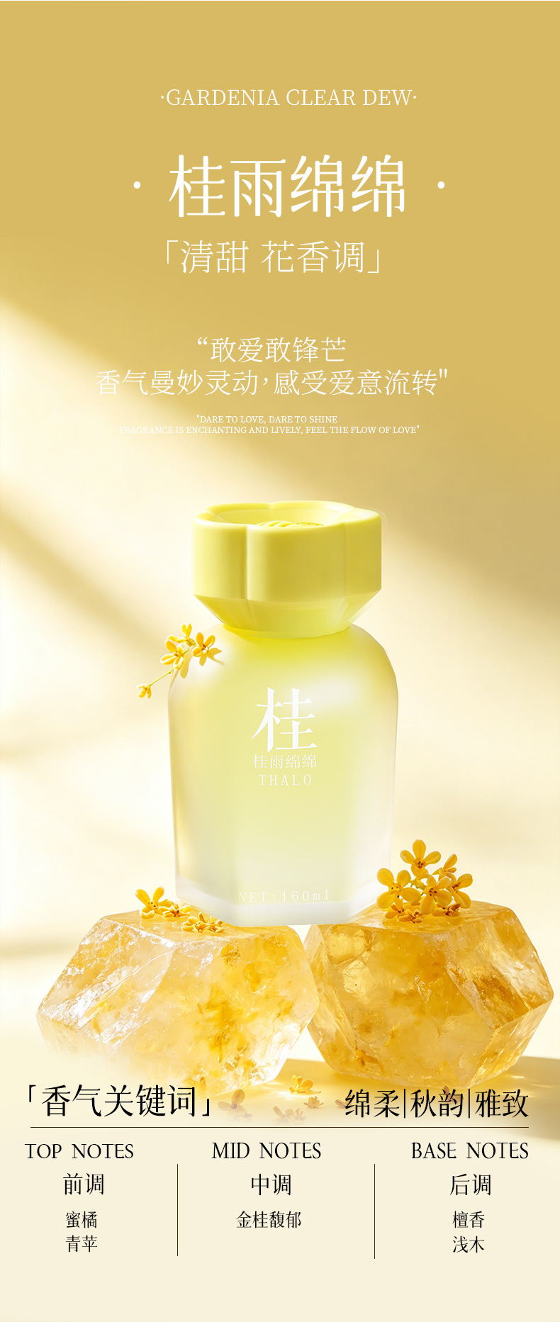 Gardenia Car Fragrance New Model Car High-End Fragrance Balm with Long-Lasting Scent to Purify the Air in the Car and Remove Odors