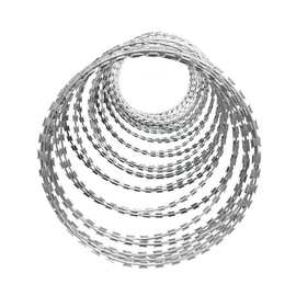 镀锌刀片刺绳小区防盗隔离铁丝网机场监狱防攀爬锈钢刺丝滚笼