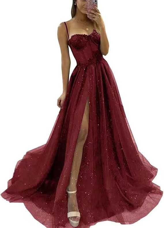 Europa y los EE.UU. lanza nuevo vestido de noche Aliexpress Amazon nuevo vestido de fiesta elegante de carácter largo image 20