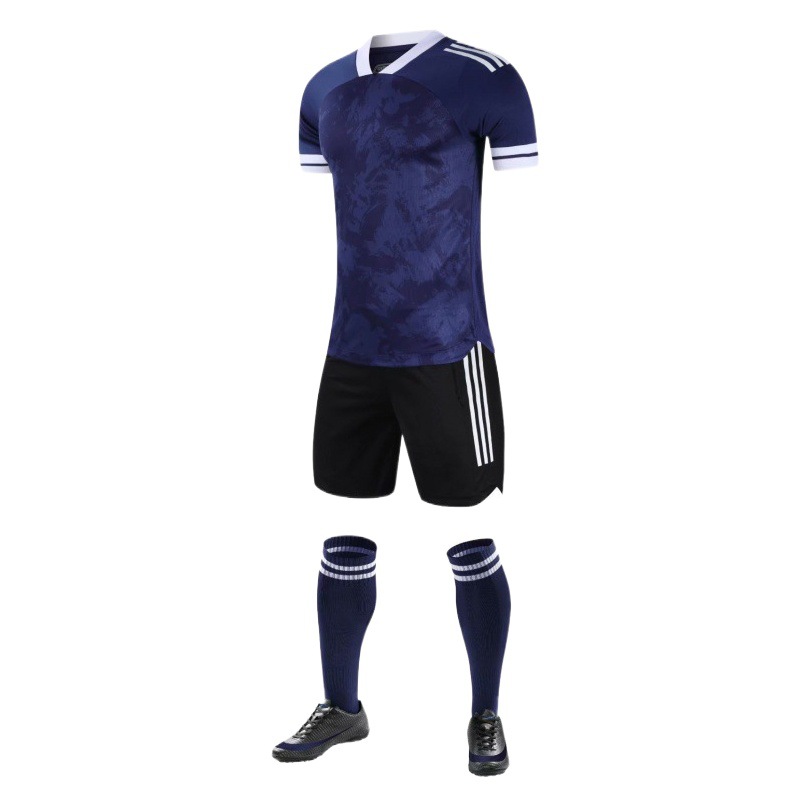 Jersey Kidsren's Three-Stripe Football Training Suit Men's and Women's Summer DIY Printed Quick-Drying Student Game Team Uniform