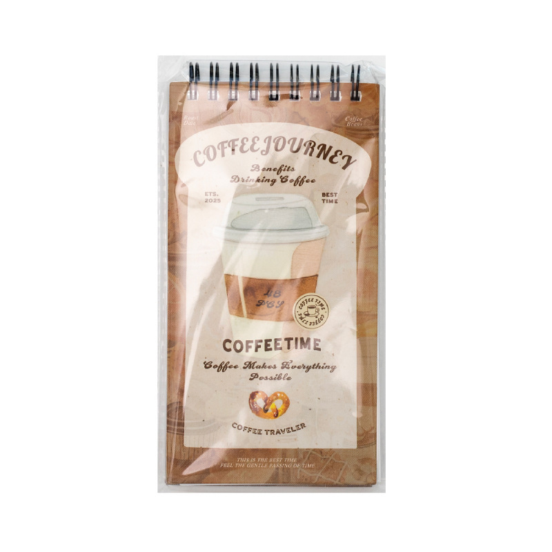 Libro de pegatinas crepusculares Serie de café de hoy Libro de pegatinas de notas para estudiantes de alto valor Libro de pegatinas de bricolaje