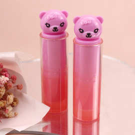 工厂低价批发    DIY渐变粉红小熊猫创意款   彩妆唇膏/口红空管
