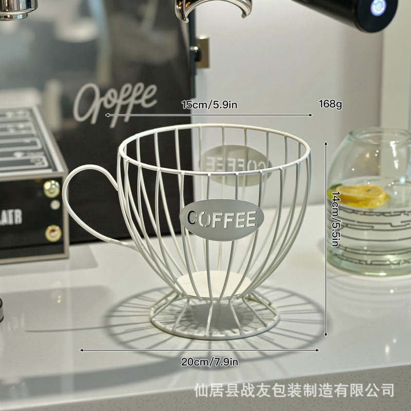 Café nórdico transfronterizo almacenar artefactos de taza de hierro forjado estante de exhibición de bocadillos de dulces tienda de café