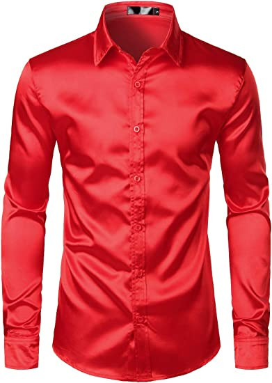 Men's Glossy Disco Shirt 1