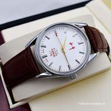 上海产手表老牌手动上发条学生考试机械表三大队老式复古男军表