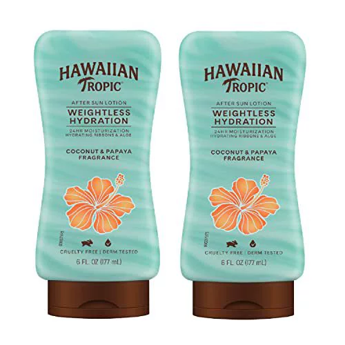 После солнца увлажняющий лосьон для тела Hawaiian Tropic, с кокосовым маслом, 8 oz (примерно 226 г)