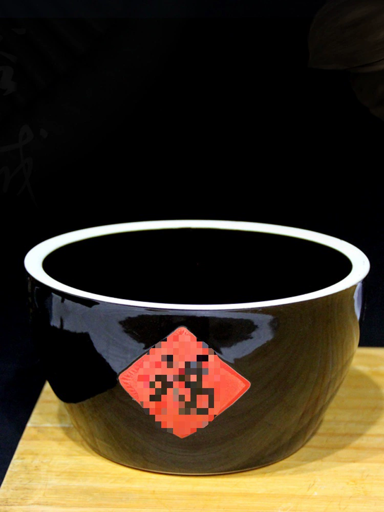 Ретро-банка для риса, банка для соевого соуса, специальная кухонная банка для сливочного масла, традиционная банка для рисового вина в деревенском доме, креативная глиняная керамическая банка