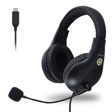 声籁A566H头戴式电脑耳机英语口语听力听说录音训练考试耳麦USB