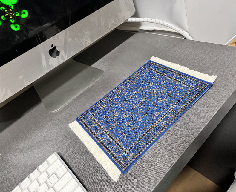 Cross-border vintage European Arabic ethnic cultural creative Persian-style carpet mouse pad manufacturer, custom size and design