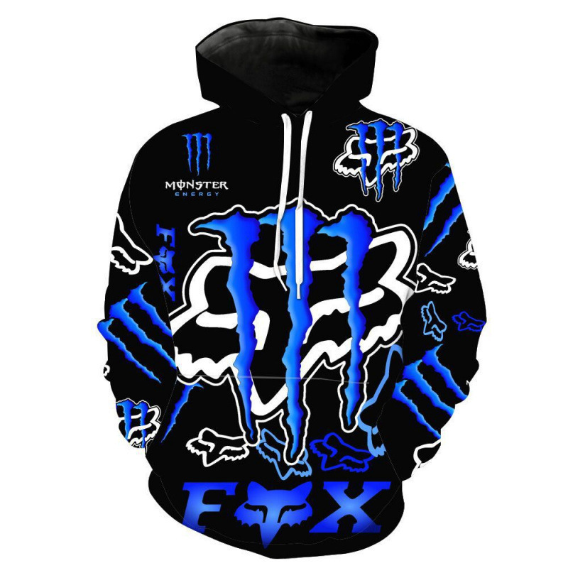 2026 Cross-Border Amazon New High-Quality 3D Digital Printing Fashion Casual Round Neck Hooded Sweatshirt Wholesale
