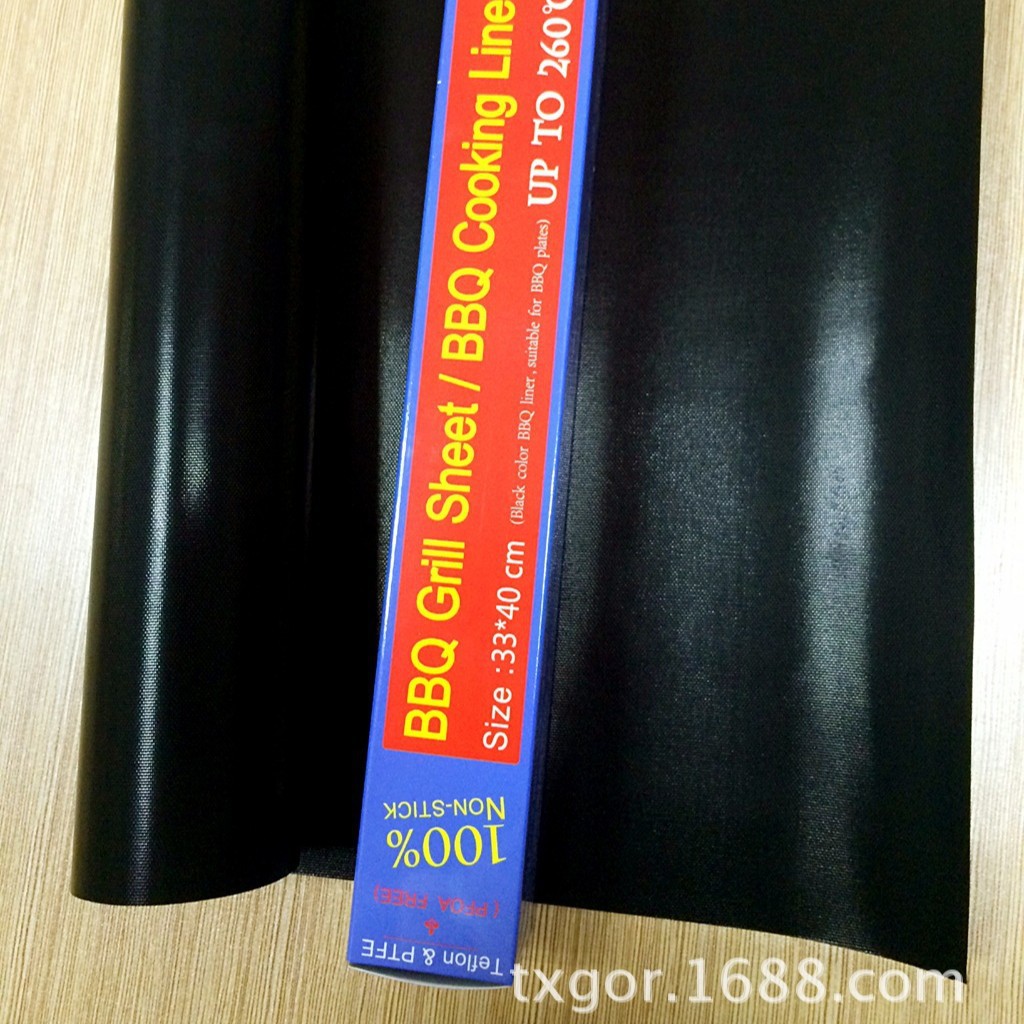 Estera de barbacoa de teflón resistente a altas temperaturas antiadherente estera del horno reutilizable papel barbacoa estera de teflón
