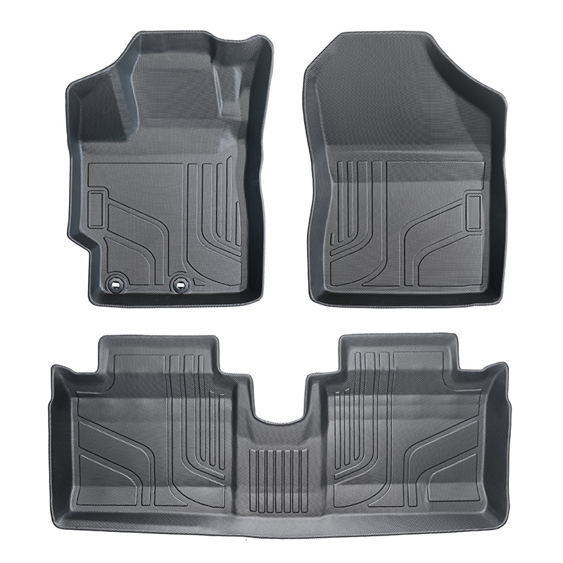 Aplicable a TOYOTA VIOS Fuel 2023 3D todo el tiempo material TPE almohadilla de suelo