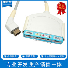 兼容德尔格 西门子多功能心电导联线 监护仪心电电缆