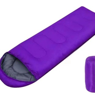 Envelope Sleeping Bag Wholesale Hooded Outdoor Spring, Autumn and Winter Thickeneded Warm Portable Camping Style Single Sleeping Bag