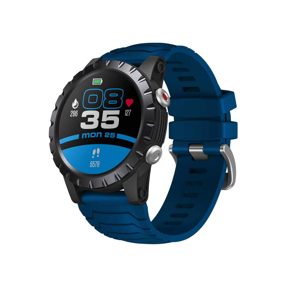 GPS Sports Tracking Blood Oxygen Blood Pressure Heart Rate Monitoring Touch Screen Smart Watch