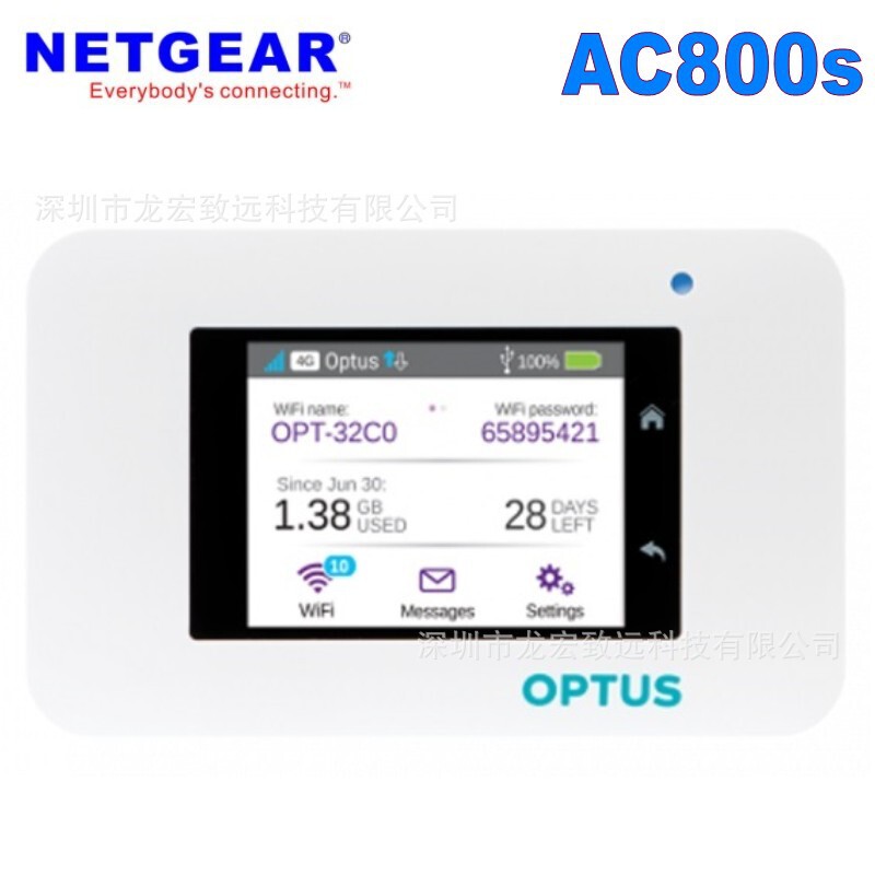 For Netgear Aircard AC800S 4G LTE 450m wireless router touch screen