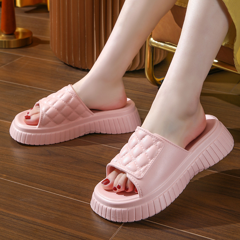 Women's Casual Solid Color Round Toe Slides Slippers display picture 5