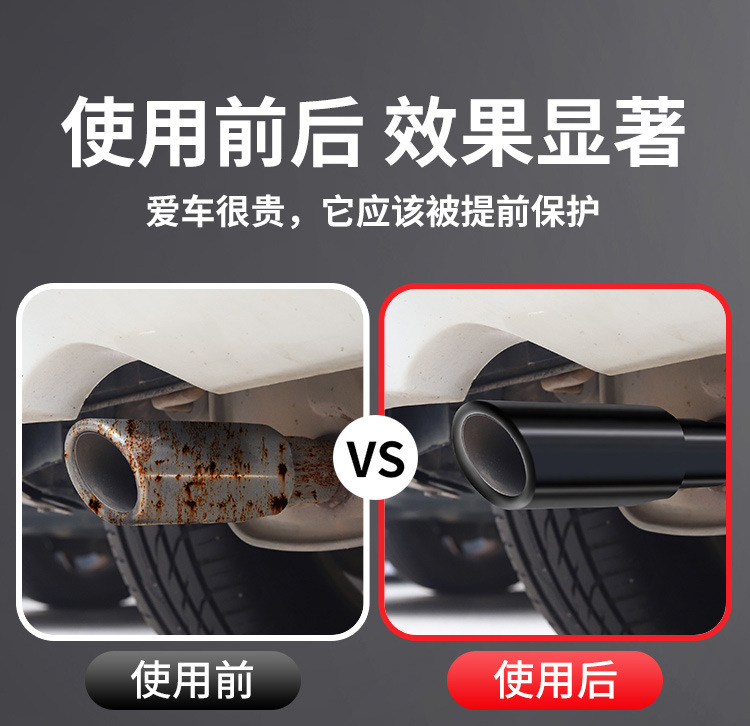 High Temperature Resistant Self-Painting Motorcycle Exhaust Pipe Exhaust Cylinder 800 Degree Car Caliper Black Anti-Rust Paint 2000
