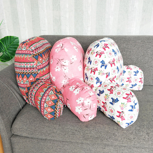 Armrest cotton linen removable waist support waist pillow hug pillow backrest cross-border foreign trade footrest car waist support compressed