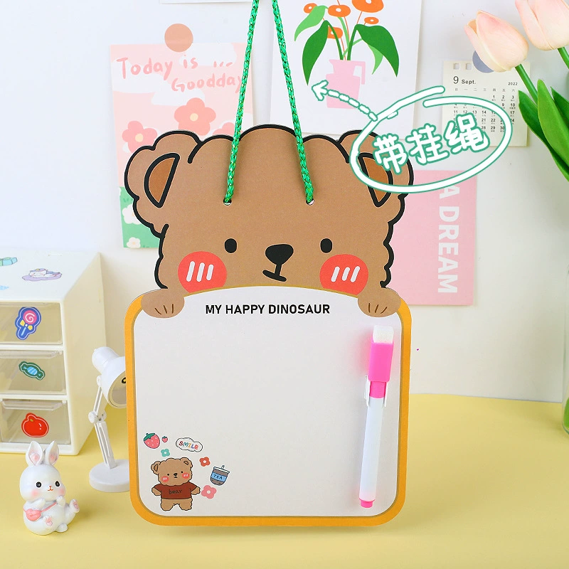 Cartoon erasable double-sided drawing board for kindergarten writing for elementary school students, early education, graffiti