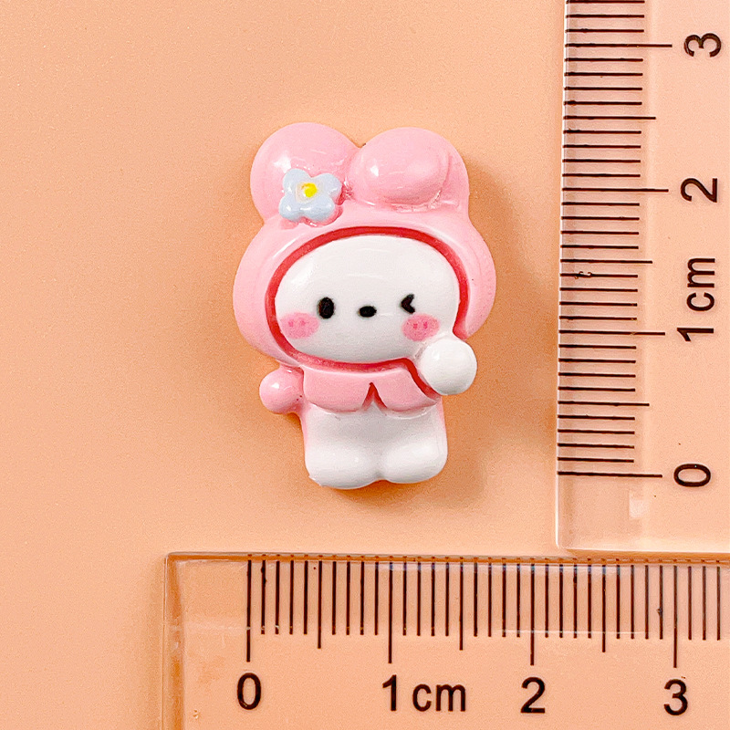 Directo de fábrica dibujos animados sanliou brillante resina accesorios DIY crema pegamento horquilla caja del teléfono hecho a mano puro al por mayor